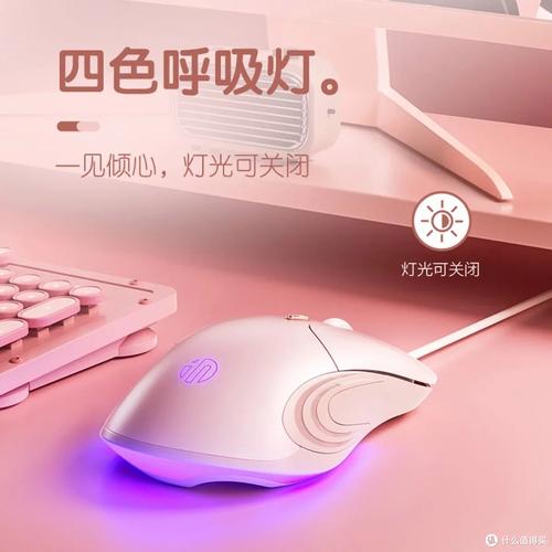 简洁桌面上的鼠标外观展示