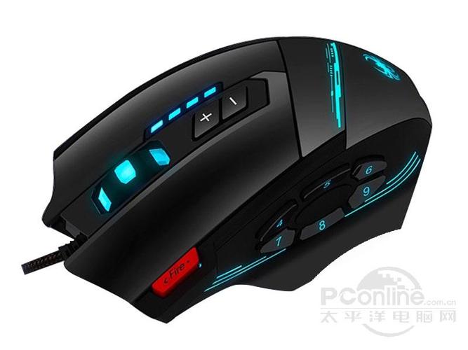 桌面上的有线外设与连接线