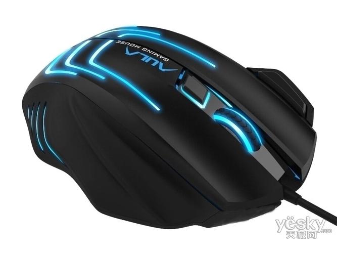 狼蛛鬼鲛二代宏自定义游戏鼠标评测:4000DPI与7键宏定义的入门电竞选择