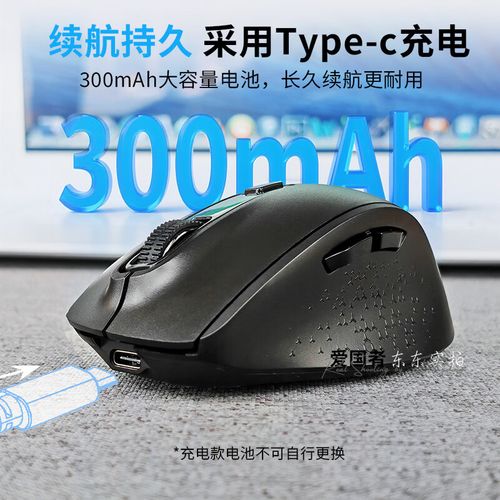 办公桌面上的无线鼠标使用场景