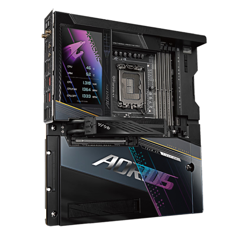 电脑硬件与主板细节的科技风照片