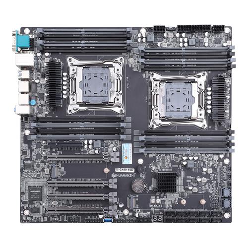 华南金牌X10X99-16D评测：LGA2011-V3双千兆E-ATX主板，面向多盘位与高内存容量平台