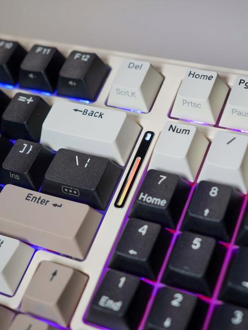 Person typing on mechanical keyboard