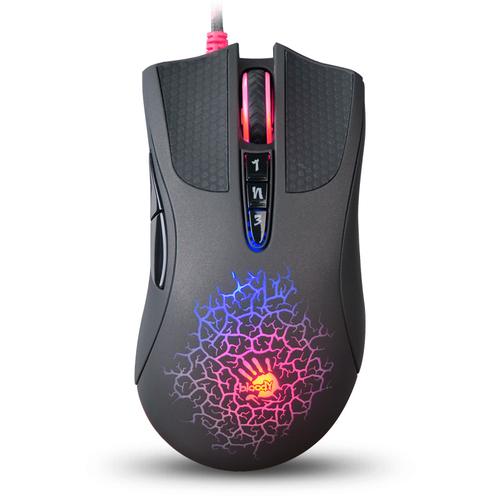 Gaming mouse sensor close up
