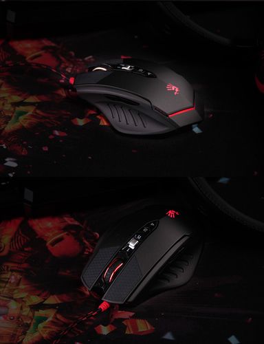 Close up of gaming mouse buttons