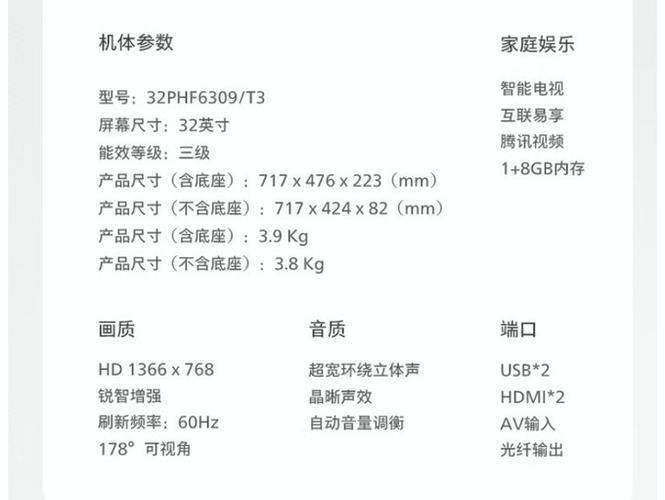 显示器接口与规格展示