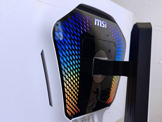 High resolution 4K gaming monitor close up