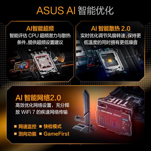 ASUS TUF主板在PC机箱中的安装效果