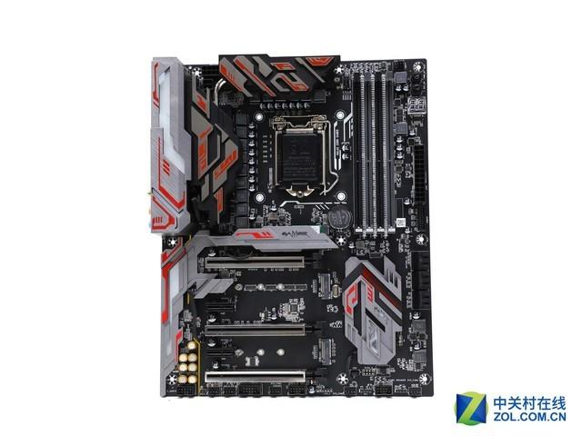 Gaming PC assembly with motherboard