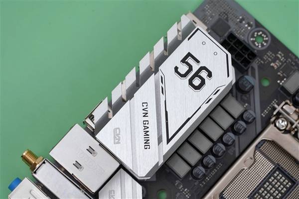 Close-up of computer motherboard on white surface