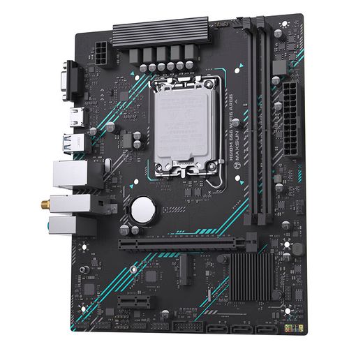 Motherboard detailed component view