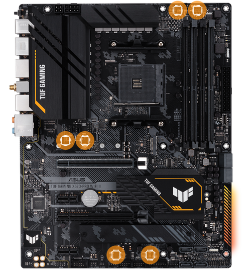 电脑主板散热系统