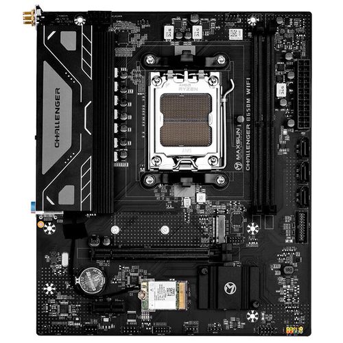 计算机主板电路板近距离视图