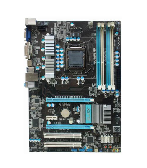 Computer motherboard layout and components