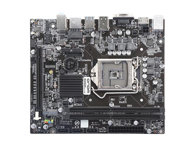 主板电路板与插槽特写