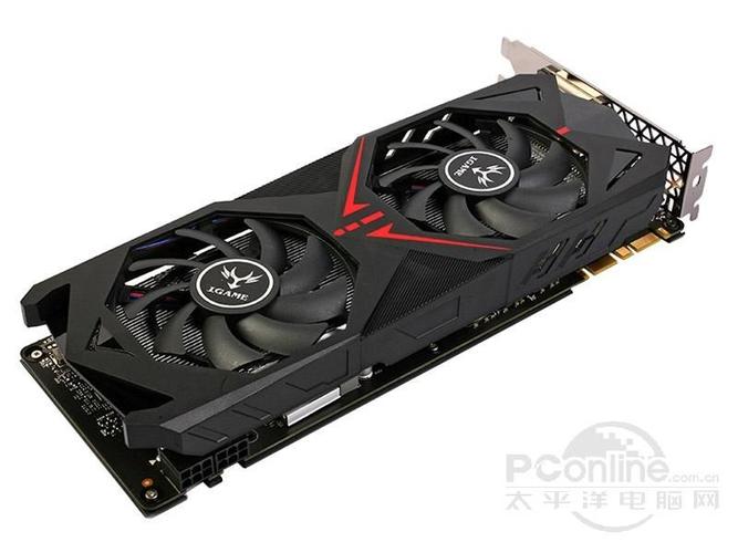 游戏显卡安装在PC机箱中的外观展示