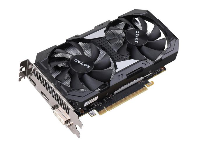 索泰 GTX 1650 双风扇散热系统