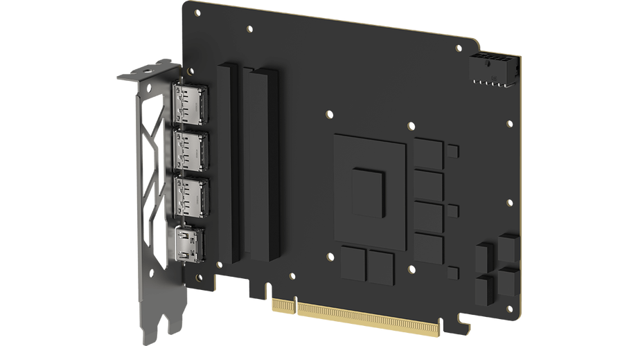 三风扇显卡散热系统特写