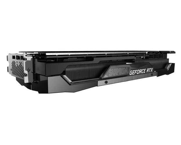 MSI RTX 3080 SUPRIM X 风格显卡细节