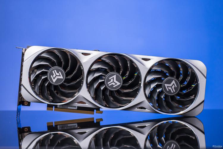 Graphics card with three cooling fans