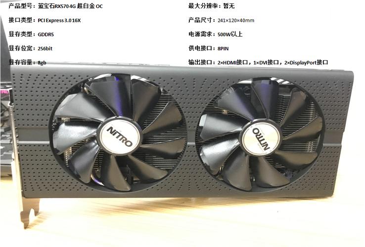 AMD黑卡显卡规格展示