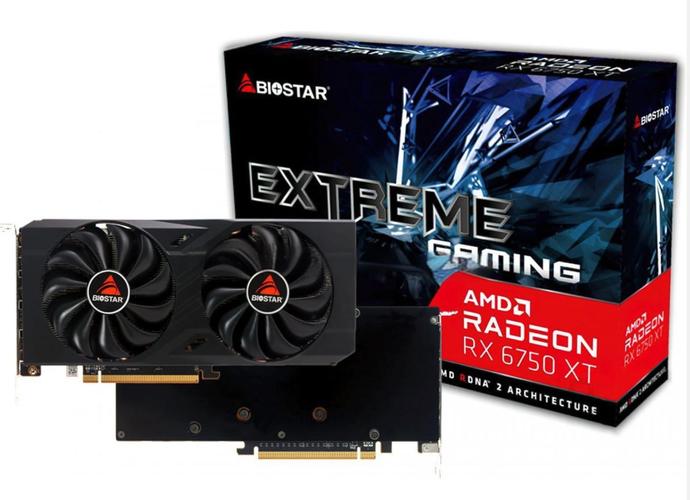 Detailed view of RX 6750 XT GPU components