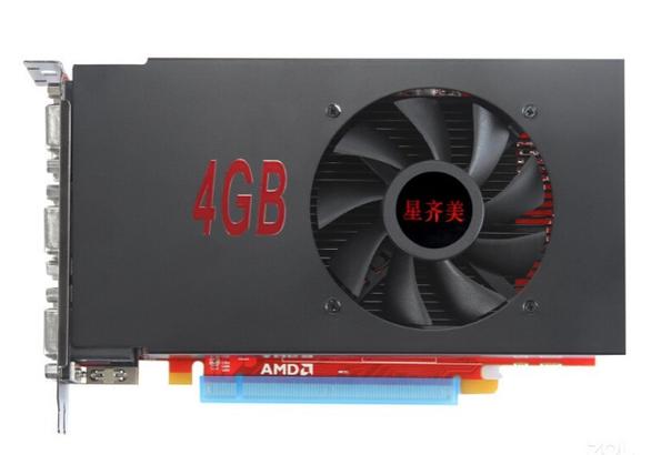 Computer graphics card on table showing I/O panel