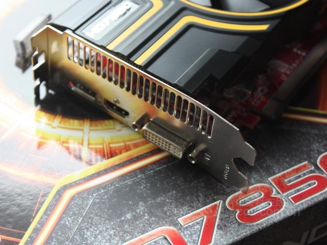 Red and black graphics card detail