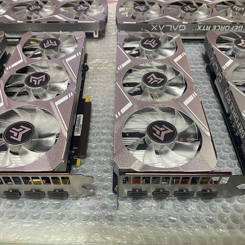 PC graphics card detailed hardware view