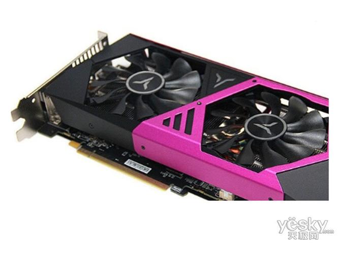 Graphics card installed on motherboard