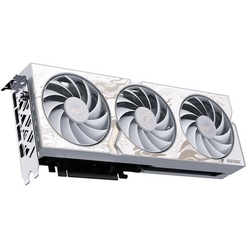 RGB 灯光下显卡运行游戏画面