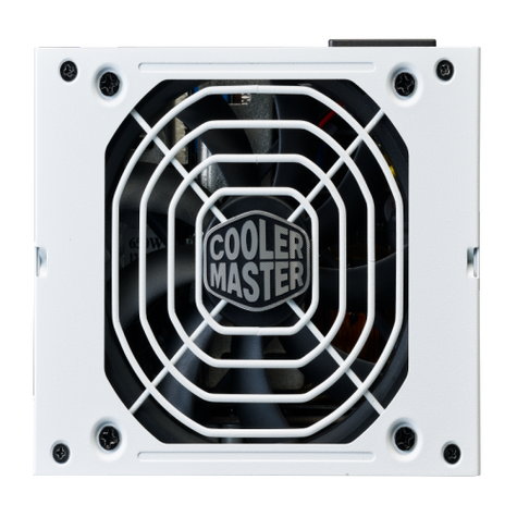 Power supply unit with fan and connectors