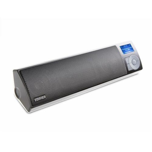 Portable speaker in use outdoors