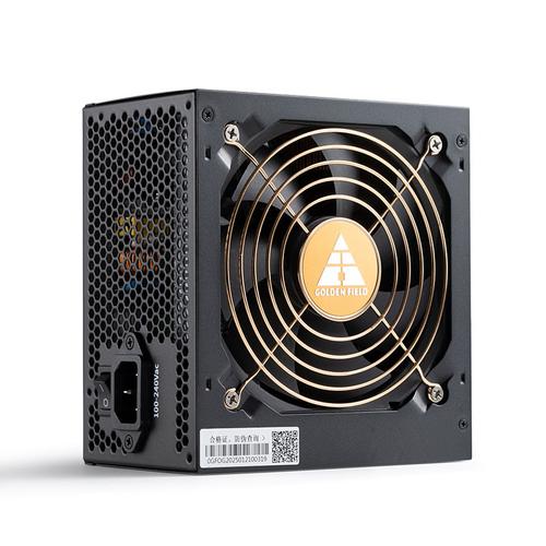 电脑电源外壳与线缆细节