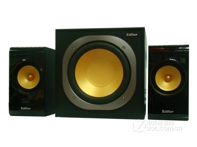 2.1电脑音箱桌面摆放效果