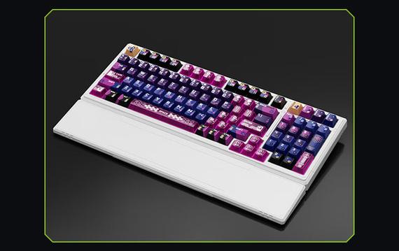 Mechanical keyboard parts and desk setup