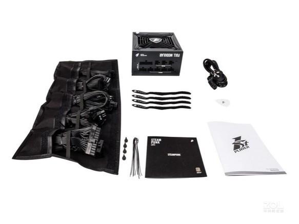 全模组电源内部风扇与机身细节