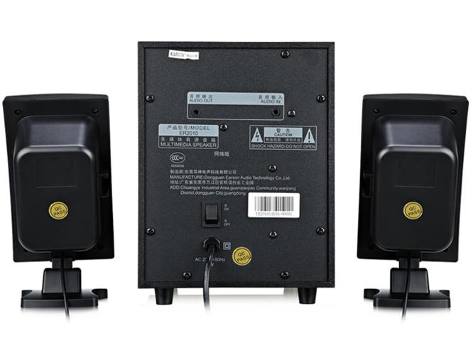 耳神ER-2010网络版2.1音箱评测：入门级木质音箱的性价比之选