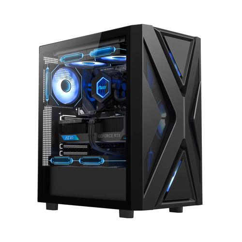 电脑冷却风扇和散热管道特写，代表电源散热