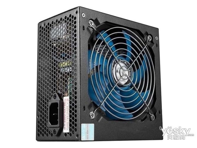 Black PSU with cables close-up