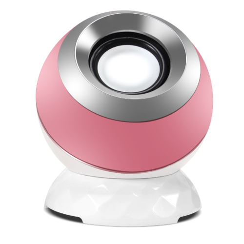 黑色便携式小音箱桌面摆放