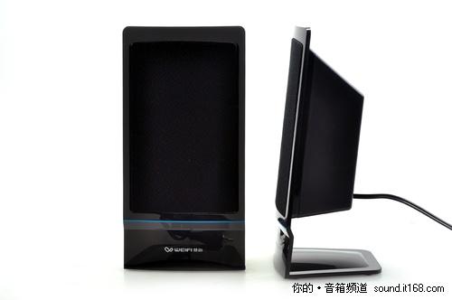 桌面2.1声道音箱低音炮与卫星箱摆放