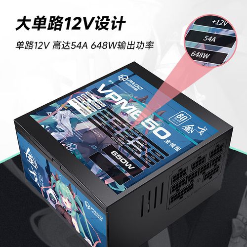 电脑电源内部组件与连接器特写