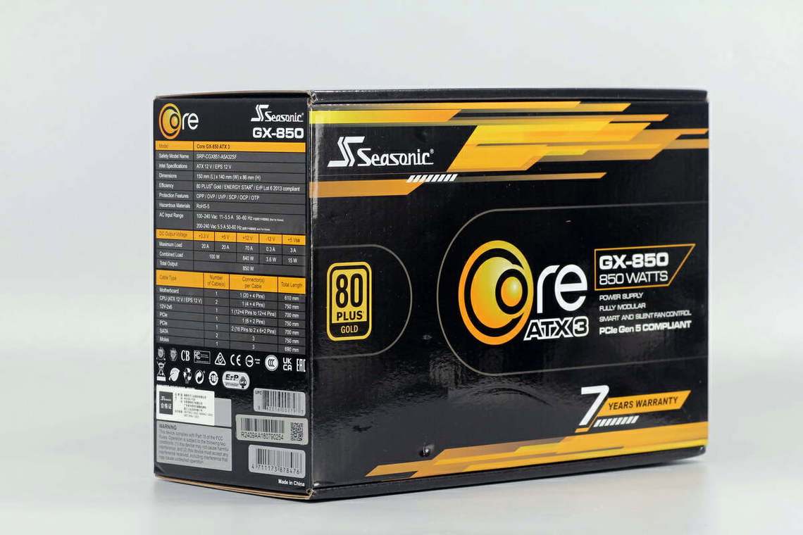 Core GX850 核心规格与接口展示