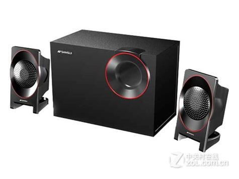 山水GS-6000(62B)2.1电脑音箱评测:经典木质低音炮 入门级家庭娱乐首选
