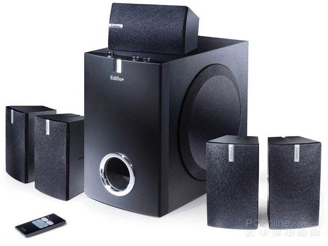 桌面5.1音箱摆放效果