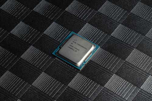 Motherboard CPU socket closeup