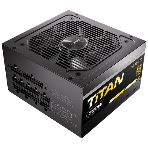 电脑电源单元外观与线缆展示