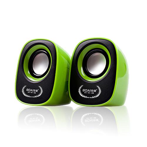 桌面小型音箱摆放设计