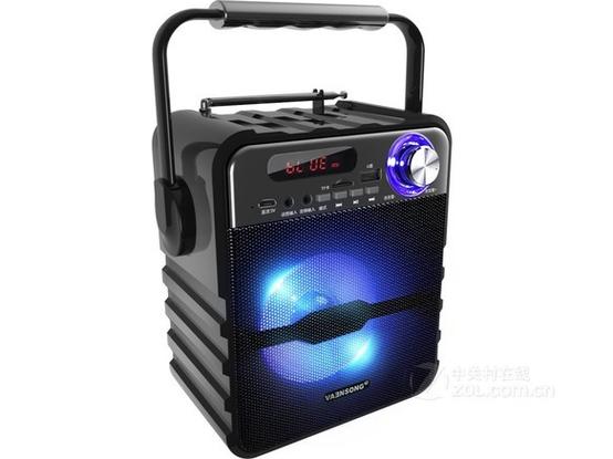 黑色音箱桌面摆放效果